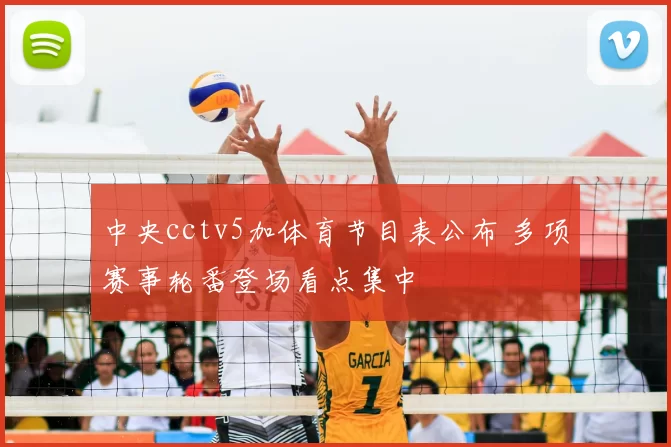 中央cctv5加体育节目表公布 多项赛事轮番登场看点集中