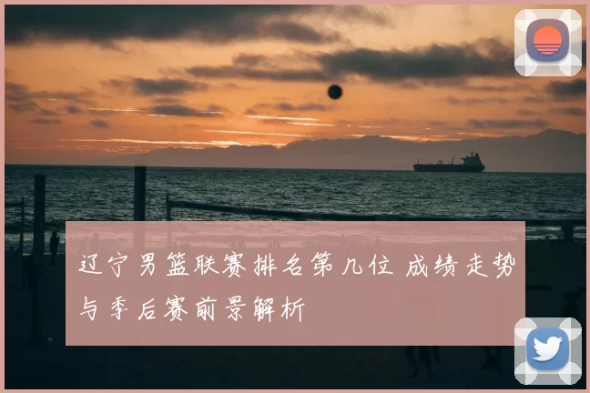 辽宁男篮联赛排名第几位 成绩走势与季后赛前景解析